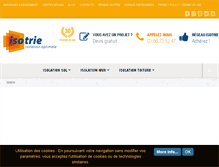 Tablet Screenshot of isotrie.fr